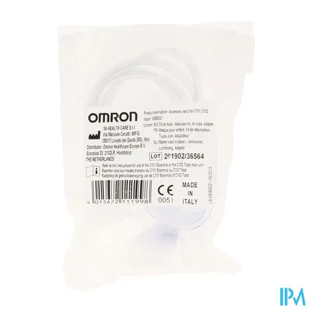 OMRON - Verstuifset kind Inhoud : luchtslang 100 cm (PVC), verstuifkit en masker kind