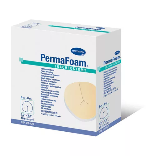 PermaFoam Tracheo 8 x 8 cm 10 p/s