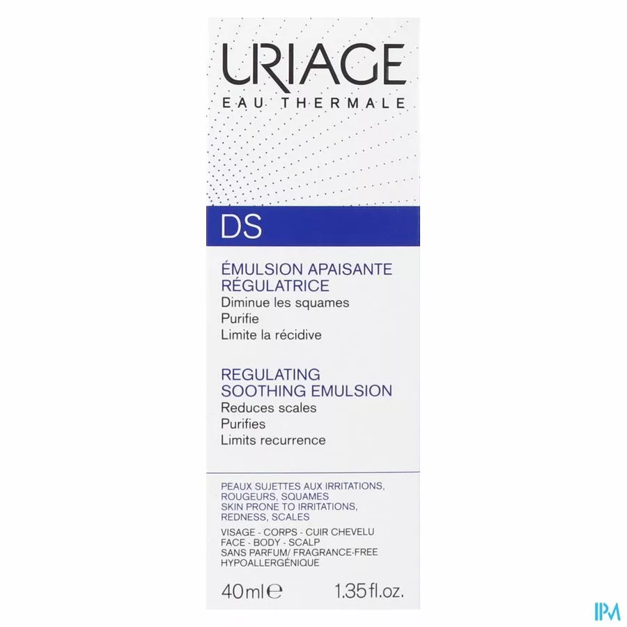 Uriage Ds Emuls Regulerende Verzorging Tube 40ml