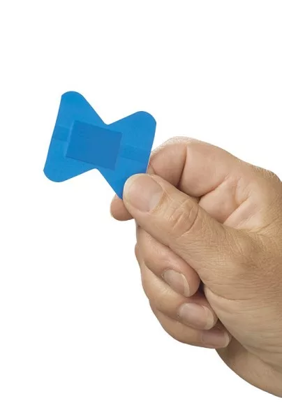 Heka navul blauwe HACCP pleister 50 x 45 mm niet-steriel