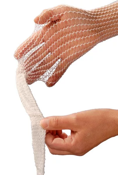 Heka net elastisch netverband nr. 4 hooFolioDress/knie/bovenarm - 25 meter niet-steriel