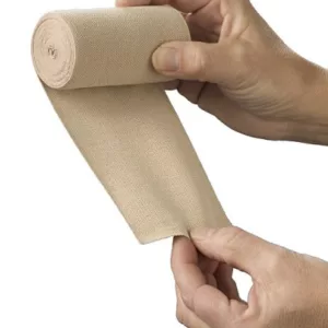 Heka dur tex 100% cotton compressiezwachtel 5 m x 10 cm niet-steriel