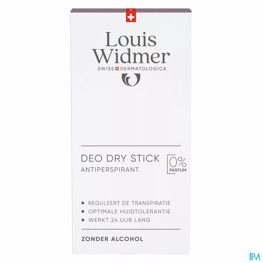 Widmer Deo Dry Stick Antiperspirant Zonder Parfum 50ml