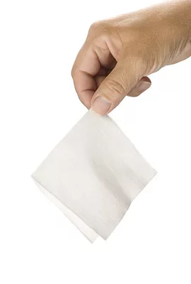 Heka soft non-woven kompres 10 x 10 cm steriel - 4 lagen