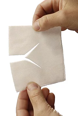 Heka soft non-woven drainkompres 10 x 10 cm steriel - 4 lagen