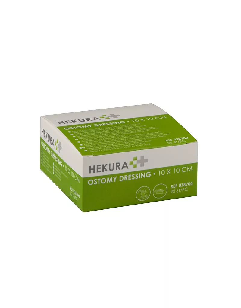 Hekura siliconen stomaverband 10 x 10 cm