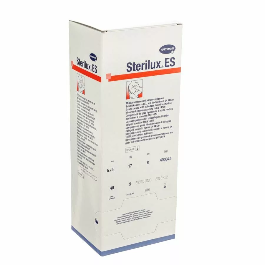 STERILUX ES  5x5cm 8l.st.     40x5 p/s