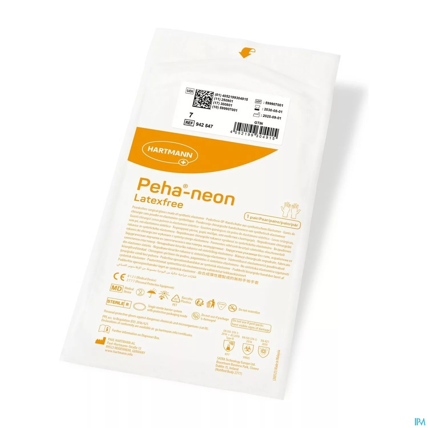 Peha-neon st. latexvrij 7,0 50 paar