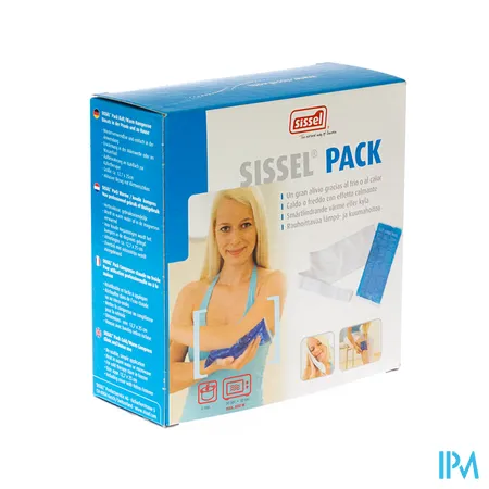 SISSEL® PACK - 12,7 x 25,4 cm (enkel kompres) Warmte-koude kompres zonder overtrek met velcrostrips
