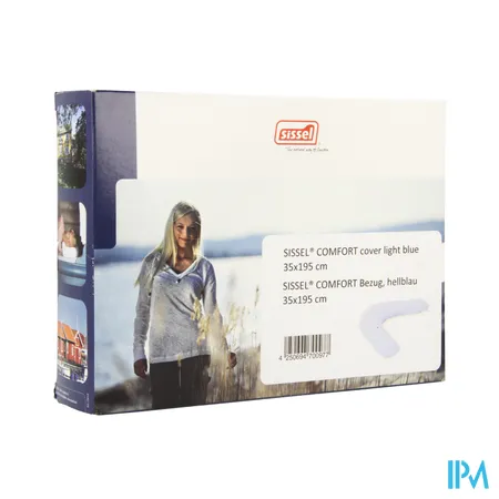 SISSEL® - Overtrek lichtblauw voor SISSEL® COMFORT positioneringskussen