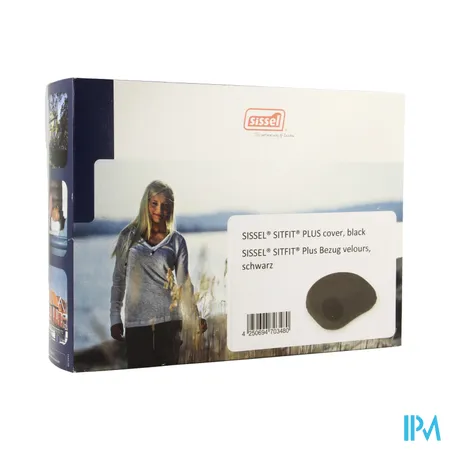 SISSEL® - Overtrek – velours, zwart voor SISSEL® SITFIT® PLUS