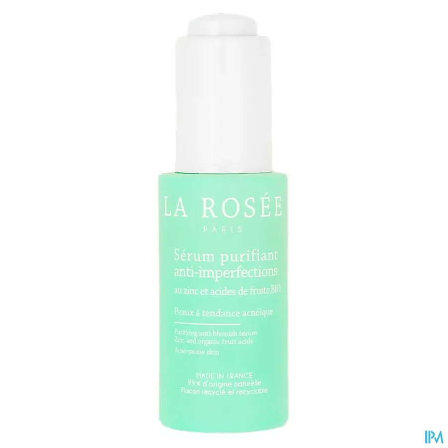 La Rosee Zuiv.serum T/onzuiv.zn&fruitzuren.bio30ml