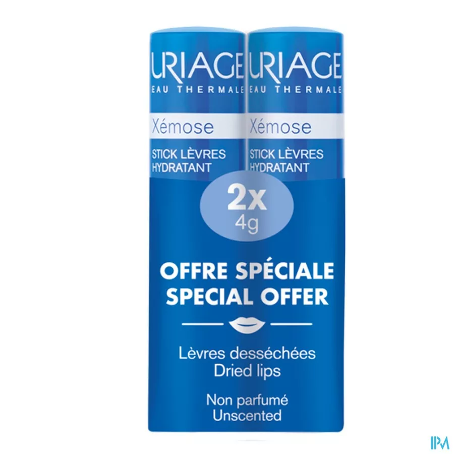 Uriage Xemose Stick Lippen 2x4g