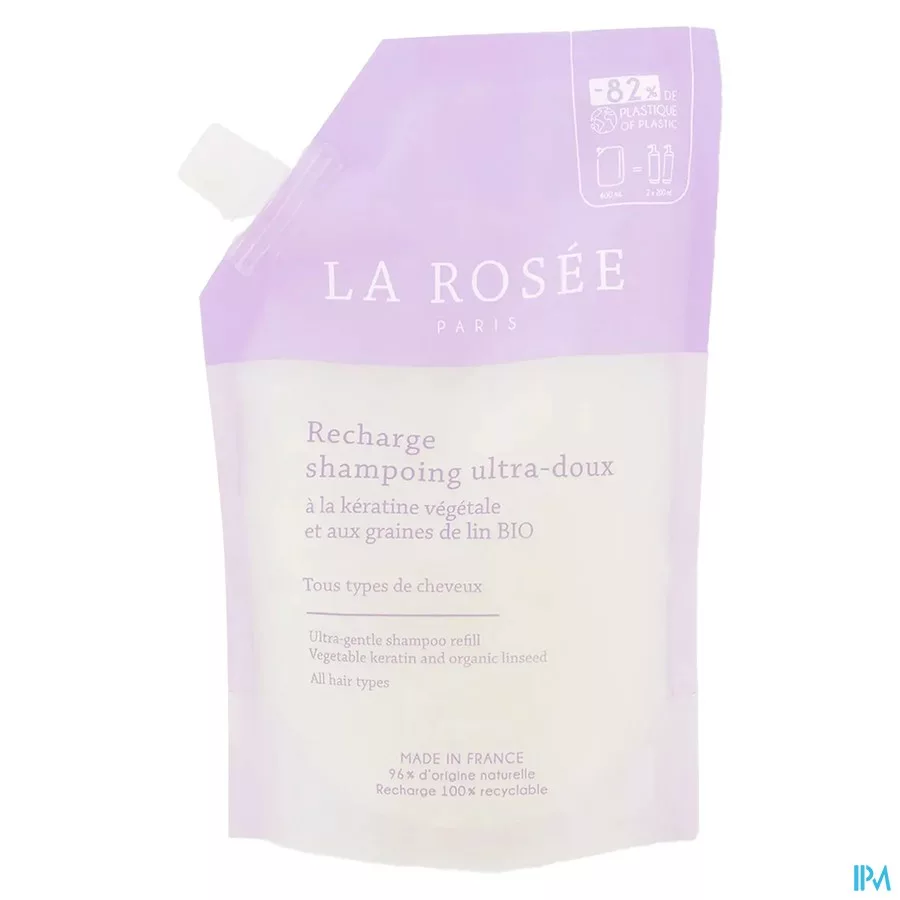 La Rosee Ultrazachte Sh Plant. Lijnz. Navul. 400ml