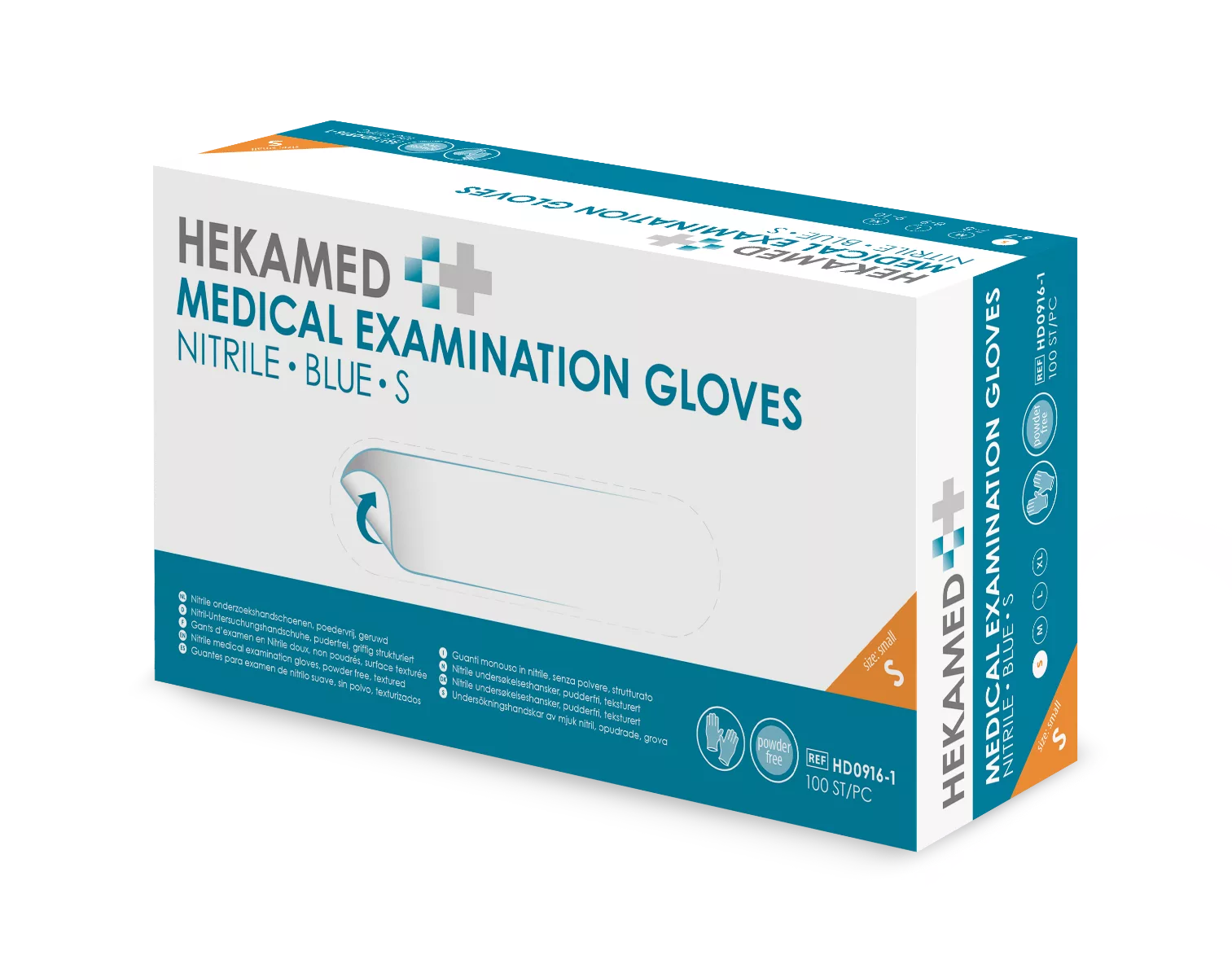 HEKAMED GLOVES SOFT NITRILE S