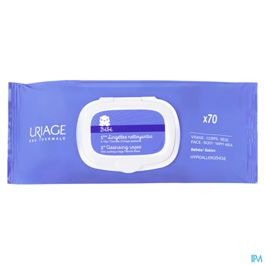 Uriage Bb 1ere Reinigingsdoekjes 2x70