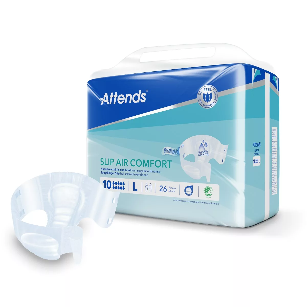 ATTENDS SLIP AIR COMFORT 10L