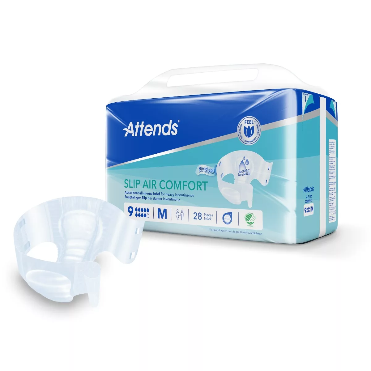 ATTENDS SLIP AIR COMFORT 9M
