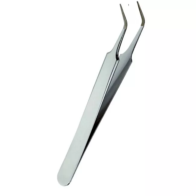 Horlogemakerspincet Sterk gebogen - RVS