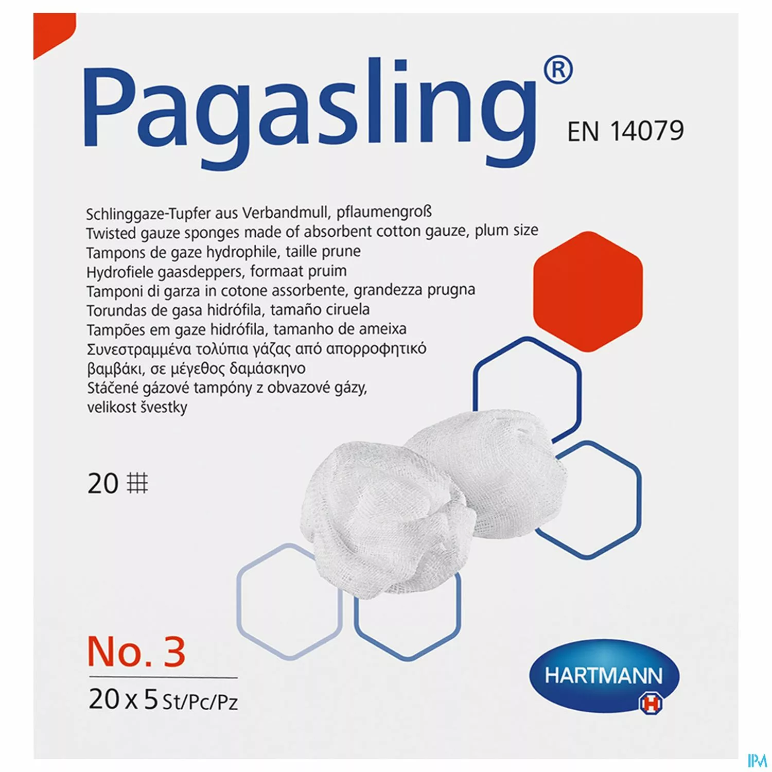 Pagasling N°3 st. blister     5x56 p/s