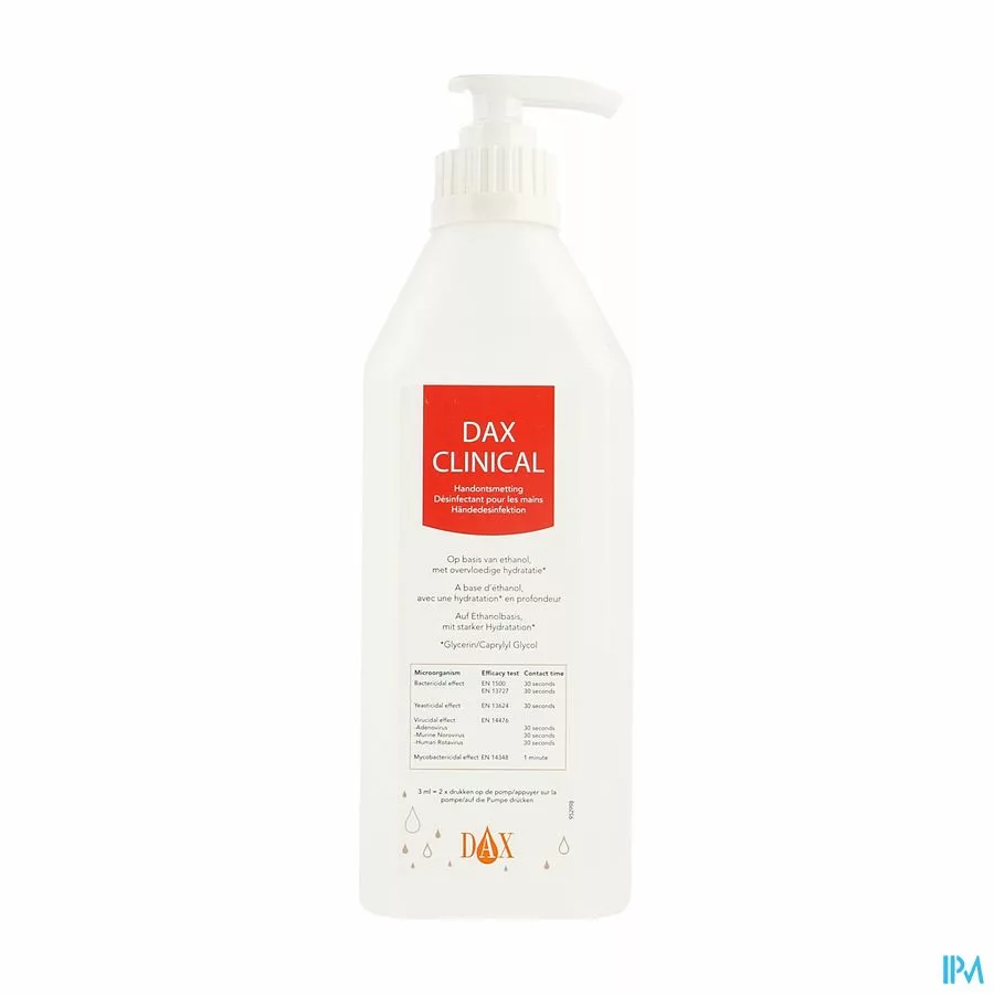 Dax Clinical Handontsmetting Pompfl 600ml